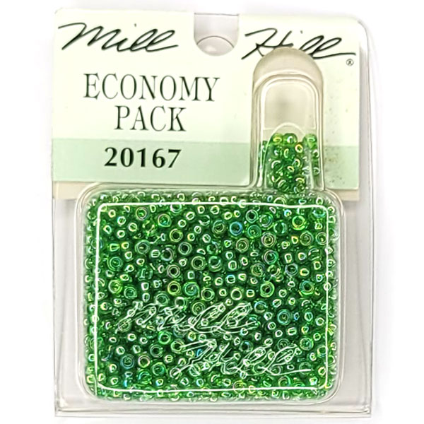 MillHill 구슬 비즈/ 20167(00167의 2배) Christmas Green
