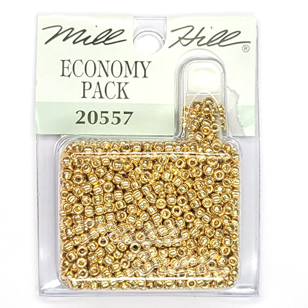 MillHill 구슬 비즈/ 20557(00557의 2배) Gold