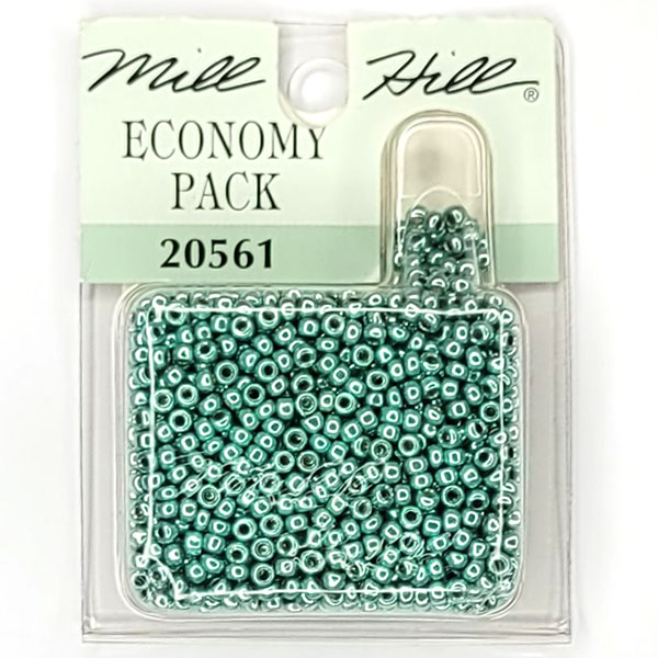 MillHill 구슬 비즈/ 20561(00561의 2배) Ice Green