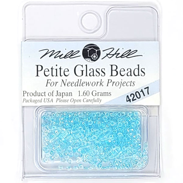 MillHill 구슬 비즈/ 42017 Crystal Aqua