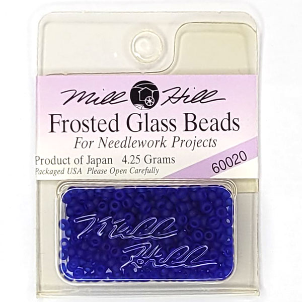 MillHill 구슬 비즈/ 60020 Frosted Royal Blue