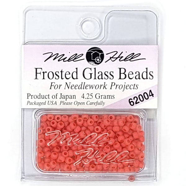 MillHill 구슬 비즈/ 62004 Frosted Tea Rose