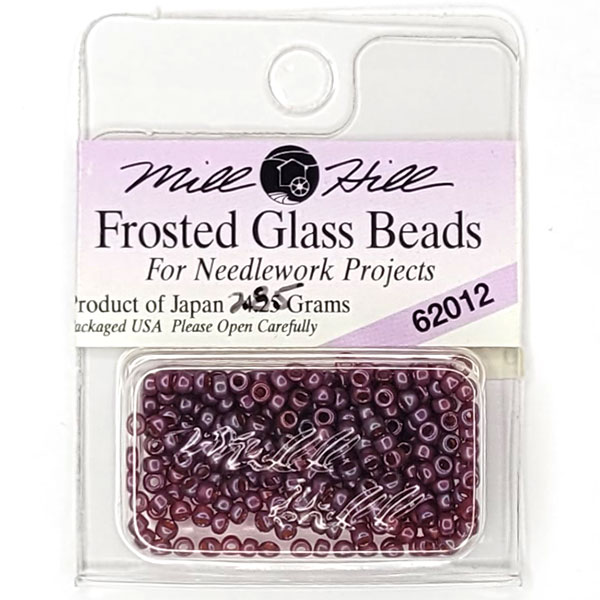 MillHill 구슬 비즈/ 62012 Frosted Royal Plum