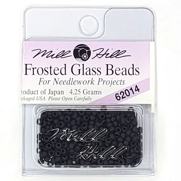 MillHill 구슬 비즈/ 62014 Frosted Black
