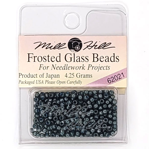 MillHill 구슬 비즈/ 62021 Frosted Gunmetal