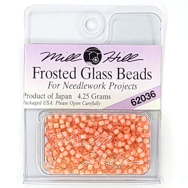 MillHill 구슬 비즈/ 62036 Frosted Pink Coral