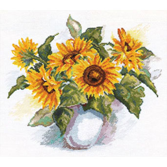 외국 십자수패키지 Alisa/ Sunflowers-2-08