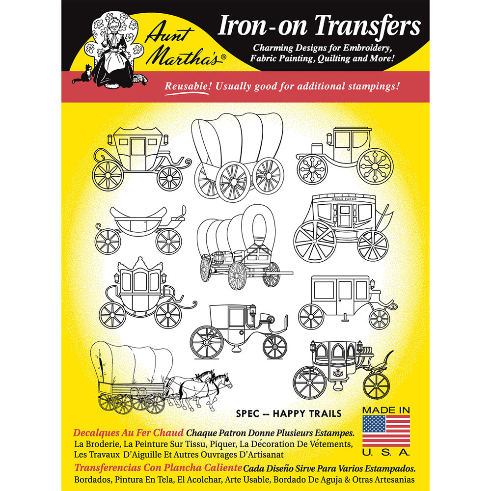 다림질 전사도안 Aunt Marthas 특별판-SPEC-Happy Trails(번호없음)