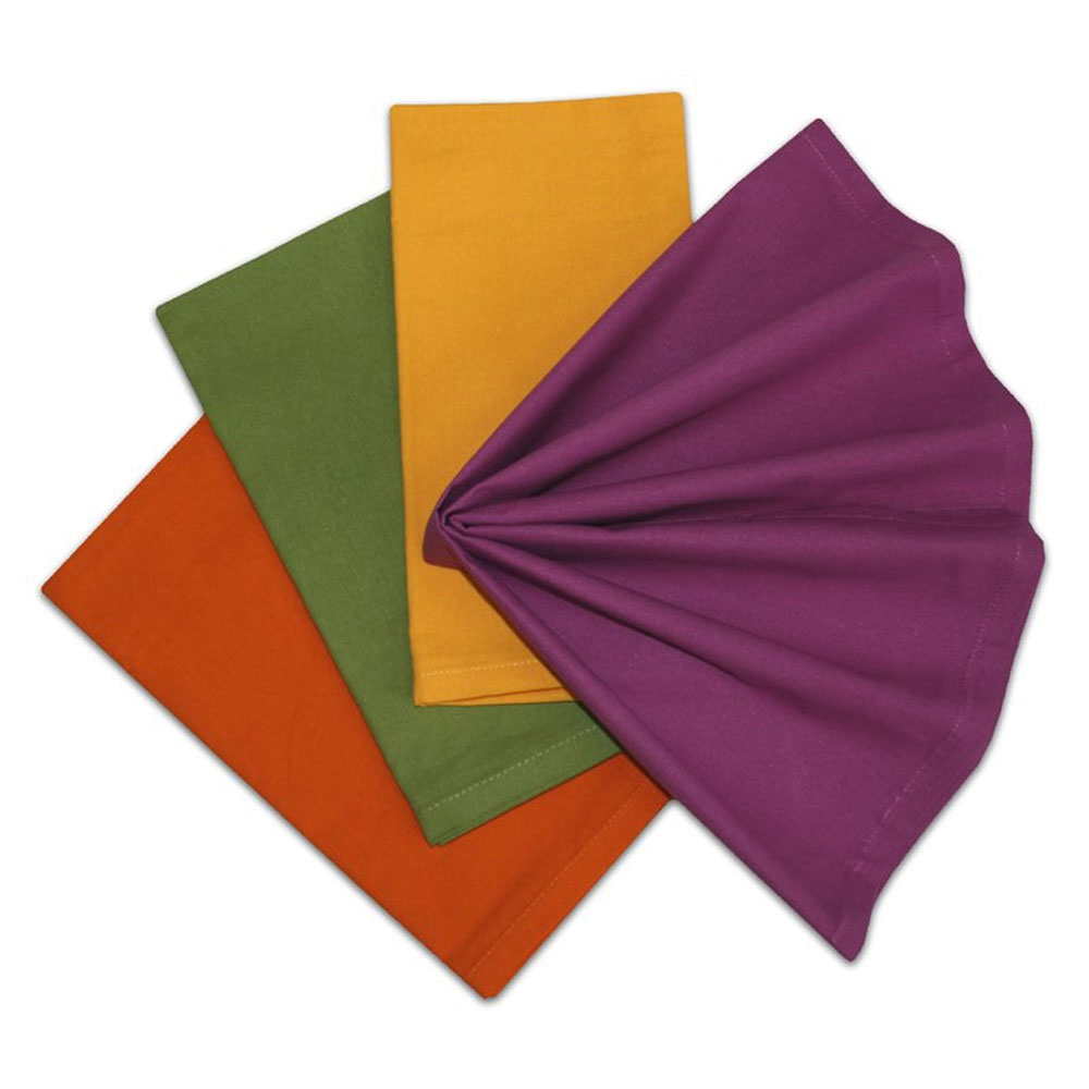 Aunt Marthas Napkin 20x20" Fall Colors 4pc(자수용 냅킨 4장)/PKNAP3