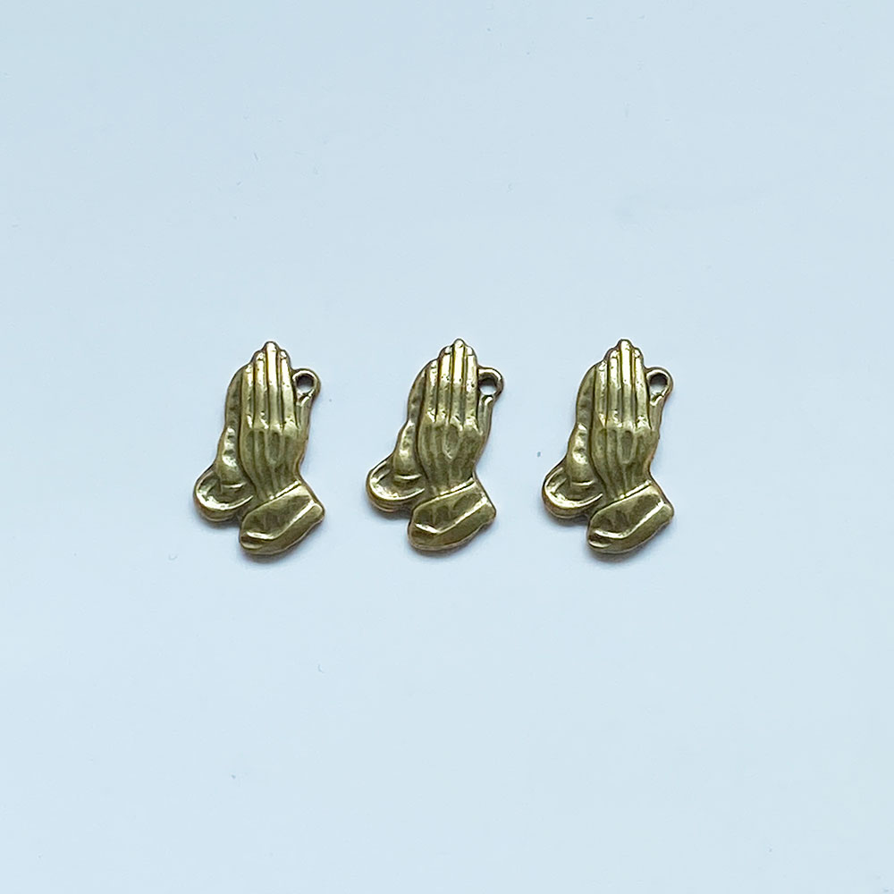 Boutique Trims USA/장식 참스 PRAYING HANDS CHARM-36543(3개세트)