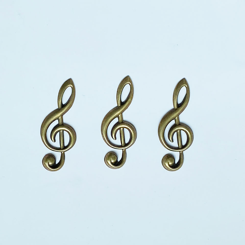 Boutique Trims USA/장식 참스 MUSIC CLEF-55783(3개세트)