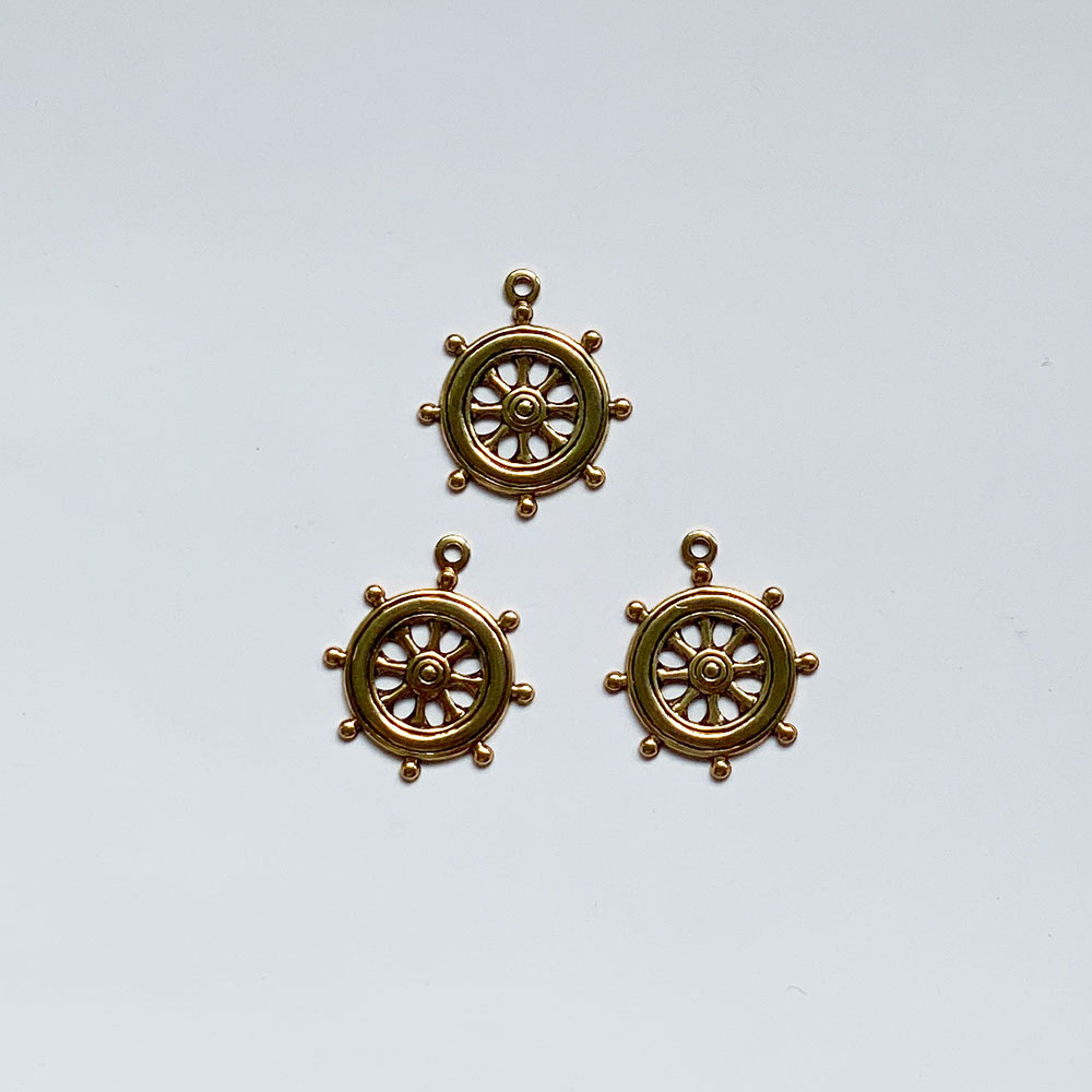 Boutique Trims USA/장식 참스 SHIPS WHEEL-BT46291(3개세트)