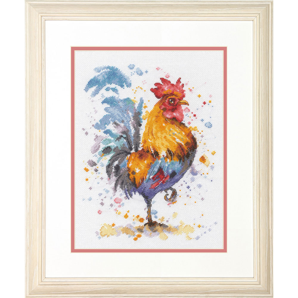 외국 십자수패키지 Dimensions/ Watercolor Rooster-70-35432