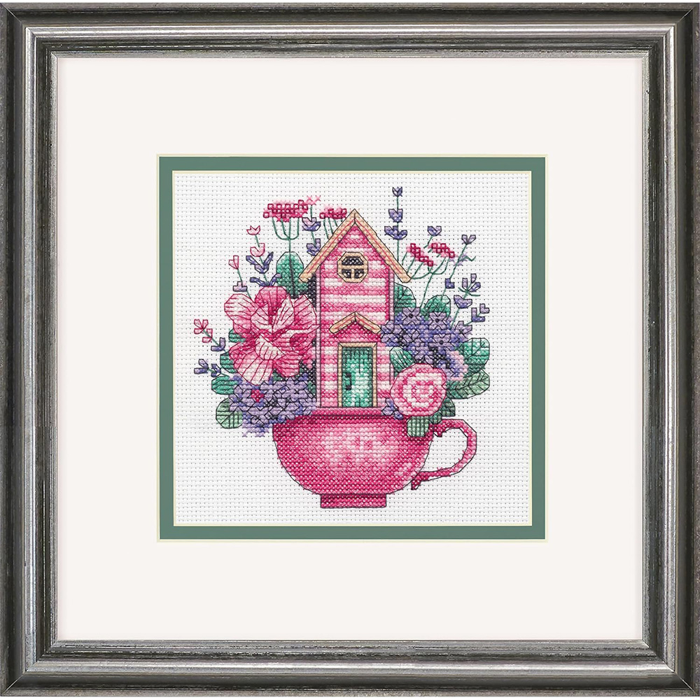 외국 십자수패키지 Dimensions 쁘띠/ Teacup House-70-65232