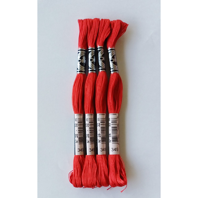 DMC자수실 ART 107 코튼어브로더/25번사 349 32m