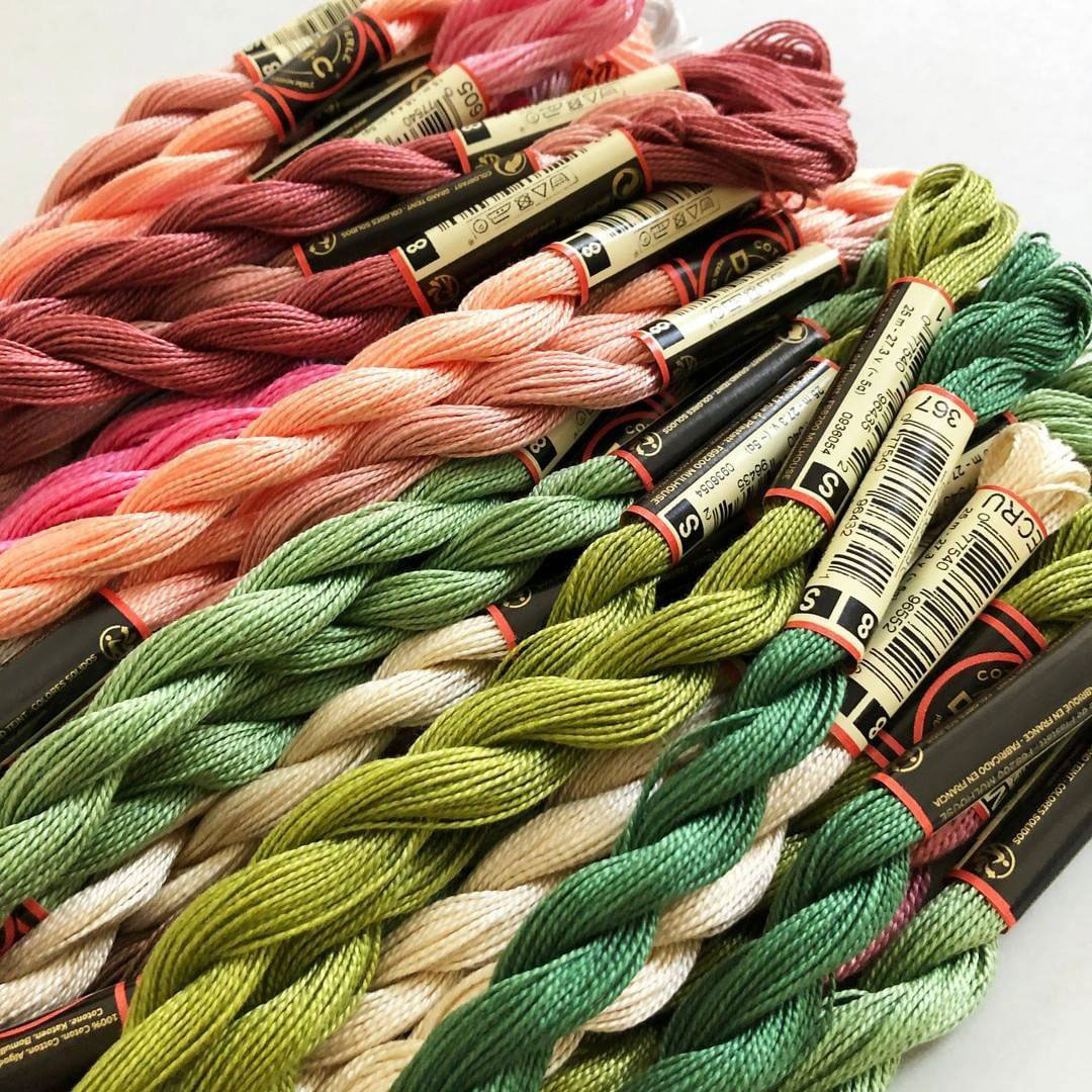 DMC실 ART 115/5번사 PEARL COTTON 풀세트(318개) 재고&infin;