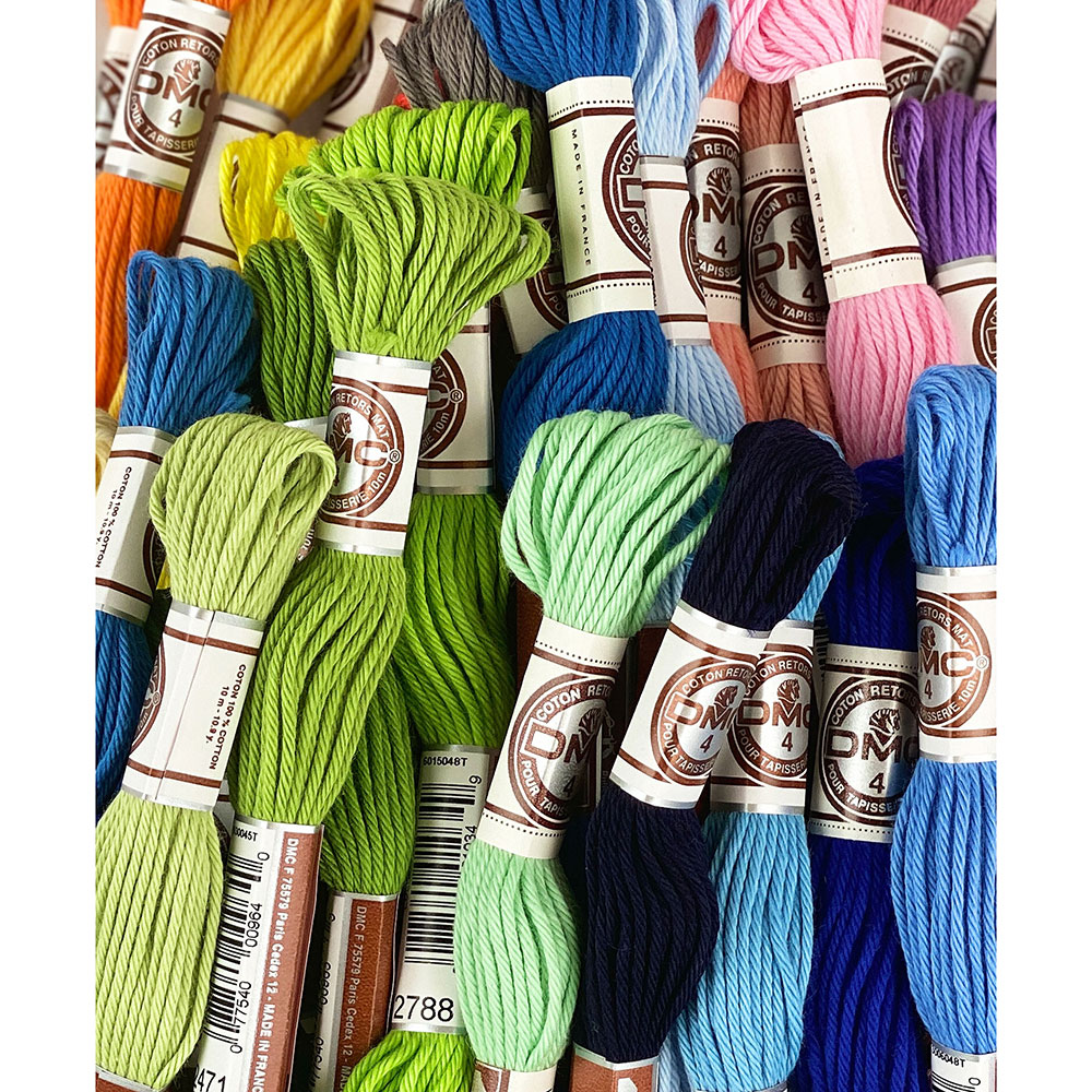 DMC실 ART 89/4번사 SOFT COTTON 풀세트(285개) 재고&infin;