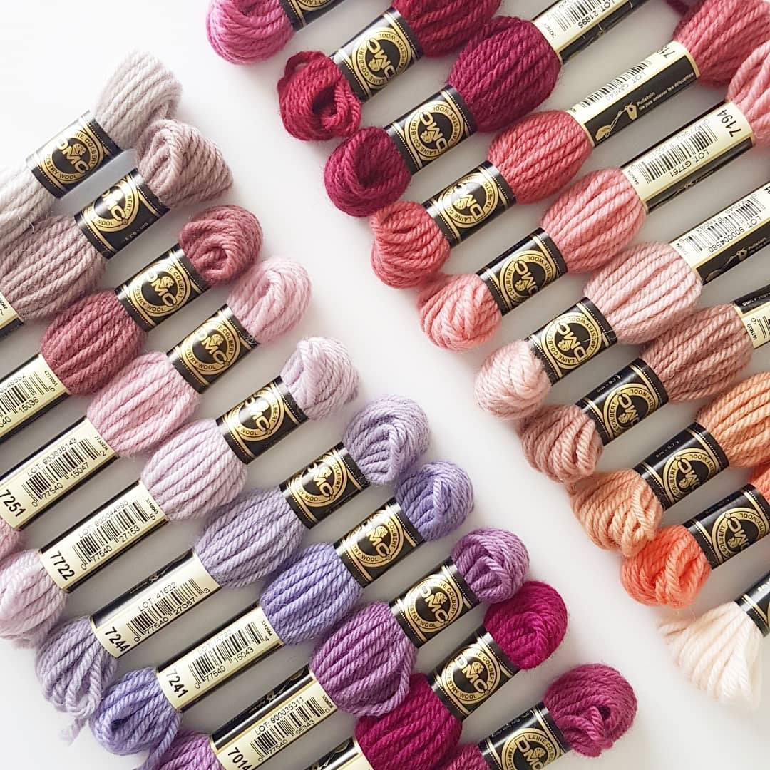 DMC실 ART 486 울사 풀세트(390색) 재고&infin;