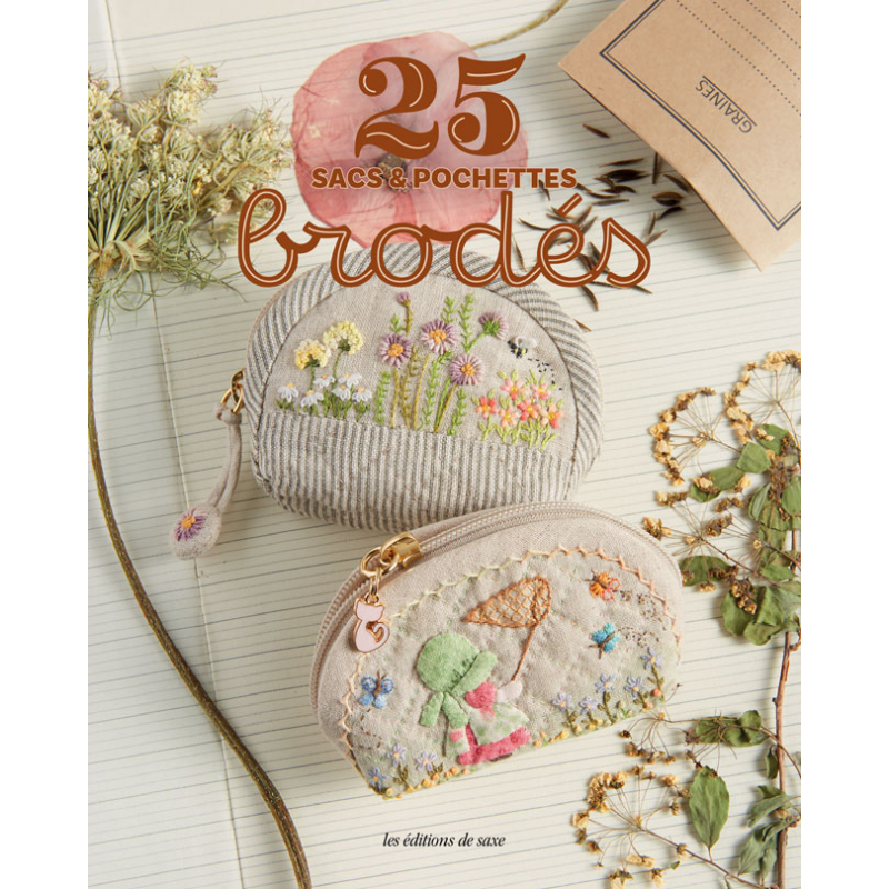 프랑스자수책/ 다양한 기법 / 25 Sacs & Pochettes Brodes /REED072