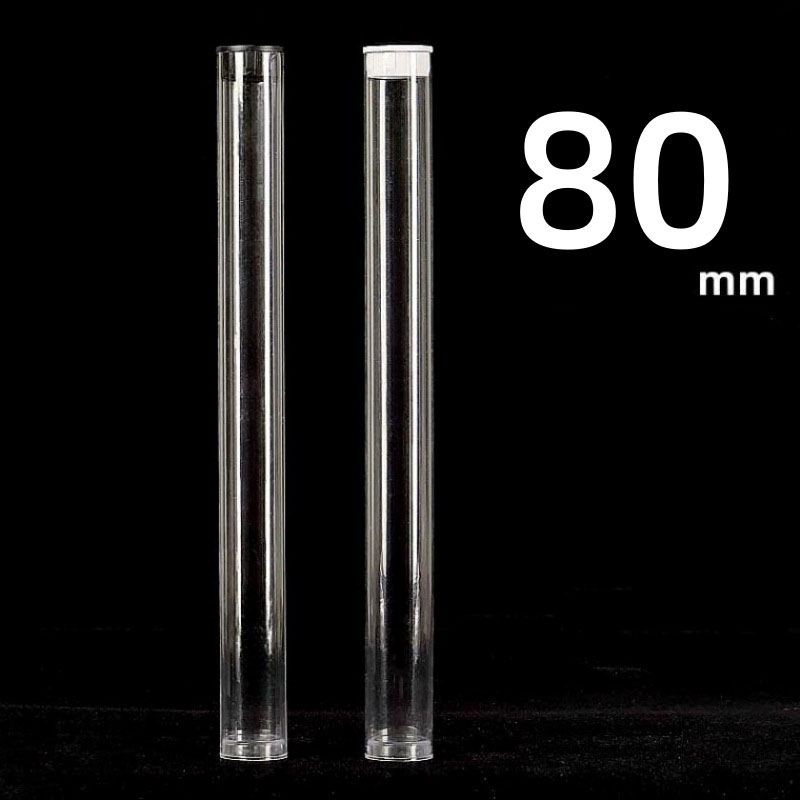 (10개) 투명 바늘통 구슬통 (길이 80mm)-26273(10개입니다)