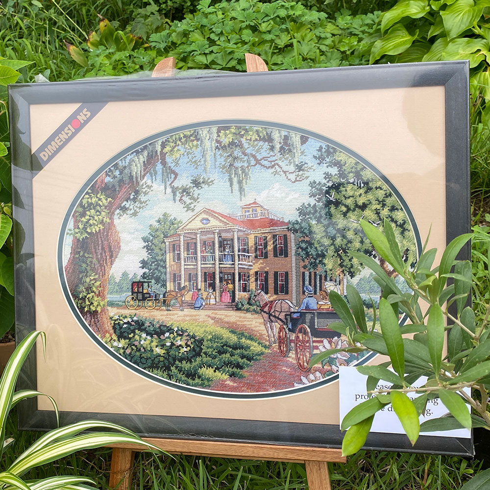 십자수 완성작품(유리없는 액자로 제작된 상태)-SOUTHERN SOCIAL/13581