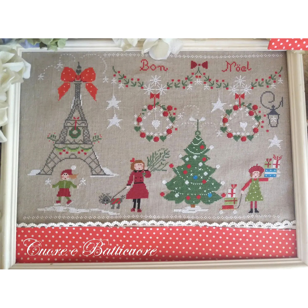 십자수도안책 Batticuore/ Natale A Parigi(번호없음)/25-2706(CHART PACK)