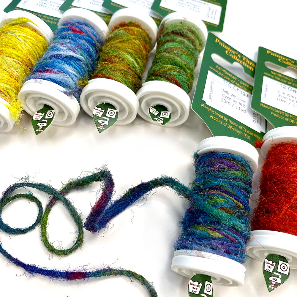 (10색세트)HOTA자수실 Silk Whisper Hand-dyed 복합실크사/SWH