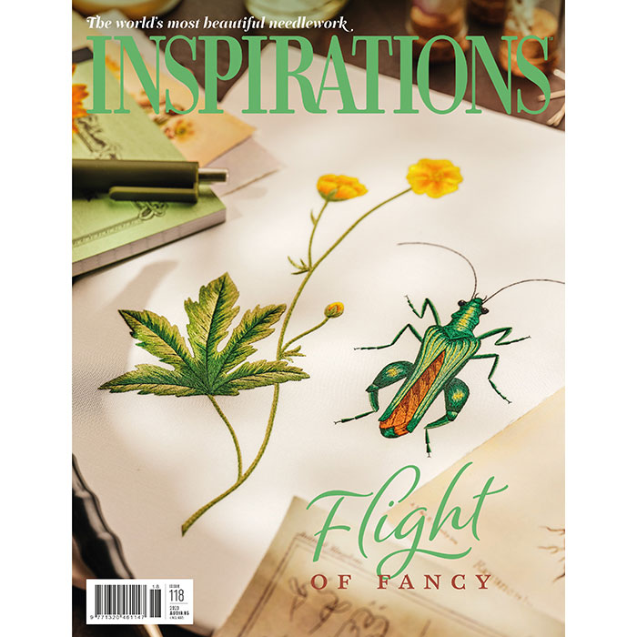 118호 호주자수잡지 인스퍼레이션(Inspirations) Flight of Fancy