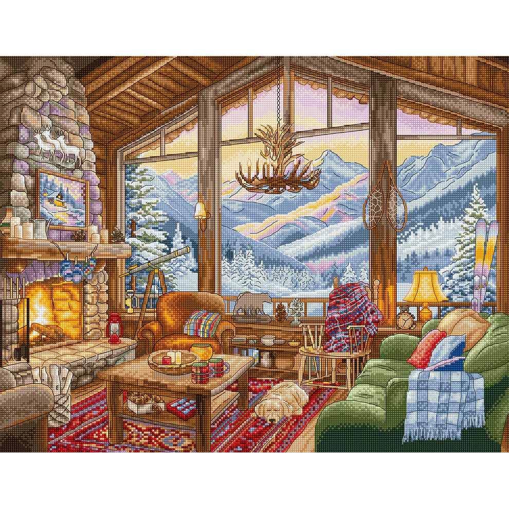 외국 십자수패키지 LETISTITCH/ Winter Lodge-L9922