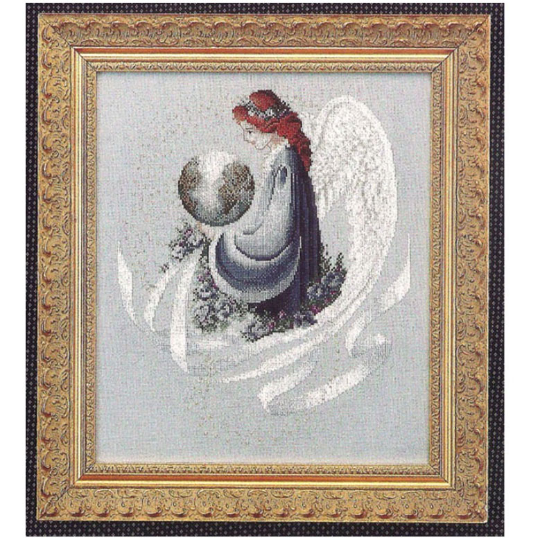 (중고)십자수도안책 Lavender & Lace/ EARTH ANGEL-LL16(중고) 비닐포장