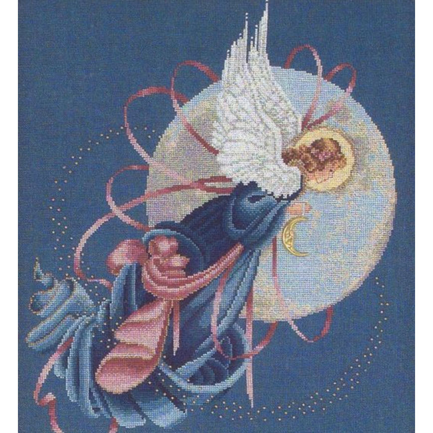 십자수도안책 Lavender & Lace/ BLUE MOON ANGEL-LL36