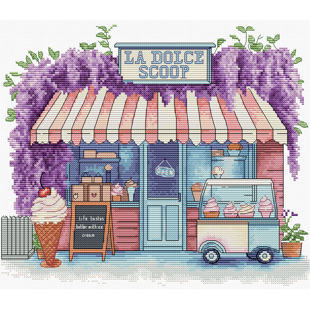 외국 십자수패키지 Luca-s / Ice Cream Scoop-B1428