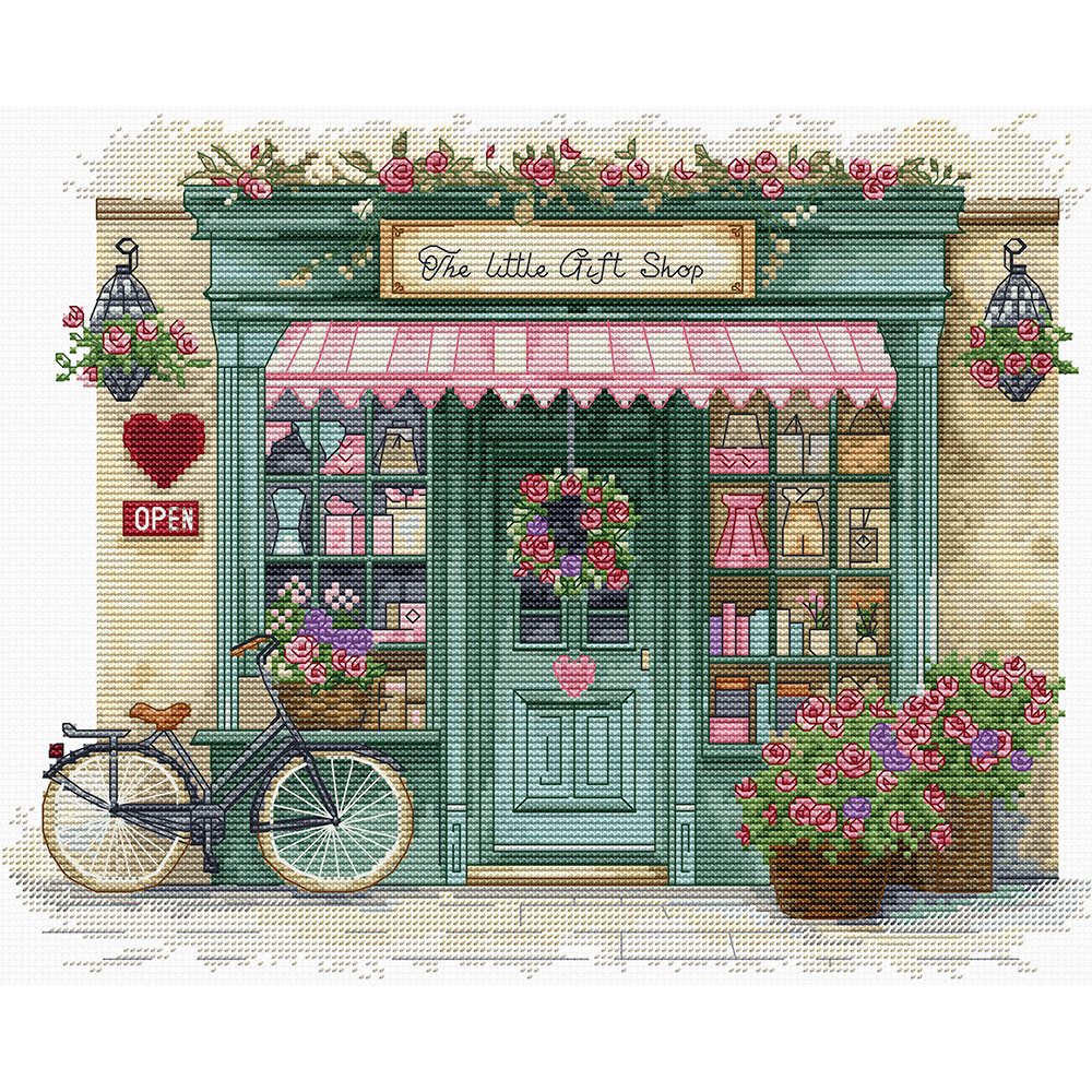 외국 십자수패키지 Luca-s / The Little Gift Shop-B1429