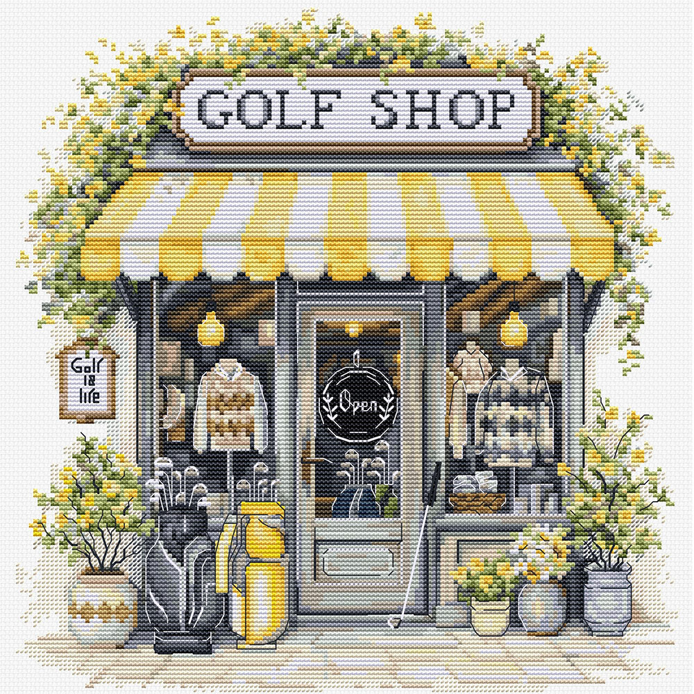 외국 십자수패키지 Luca-s / Golf Shop-B1438