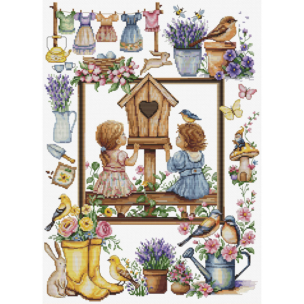 외국 십자수패키지 Luca-s / Spring Garden-B7047