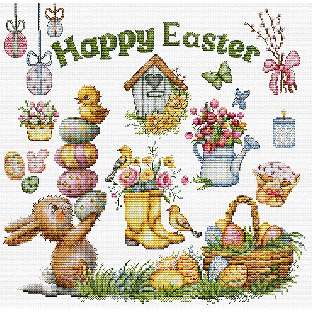 외국 십자수패키지 Luca-s / Happy Easter-B7048