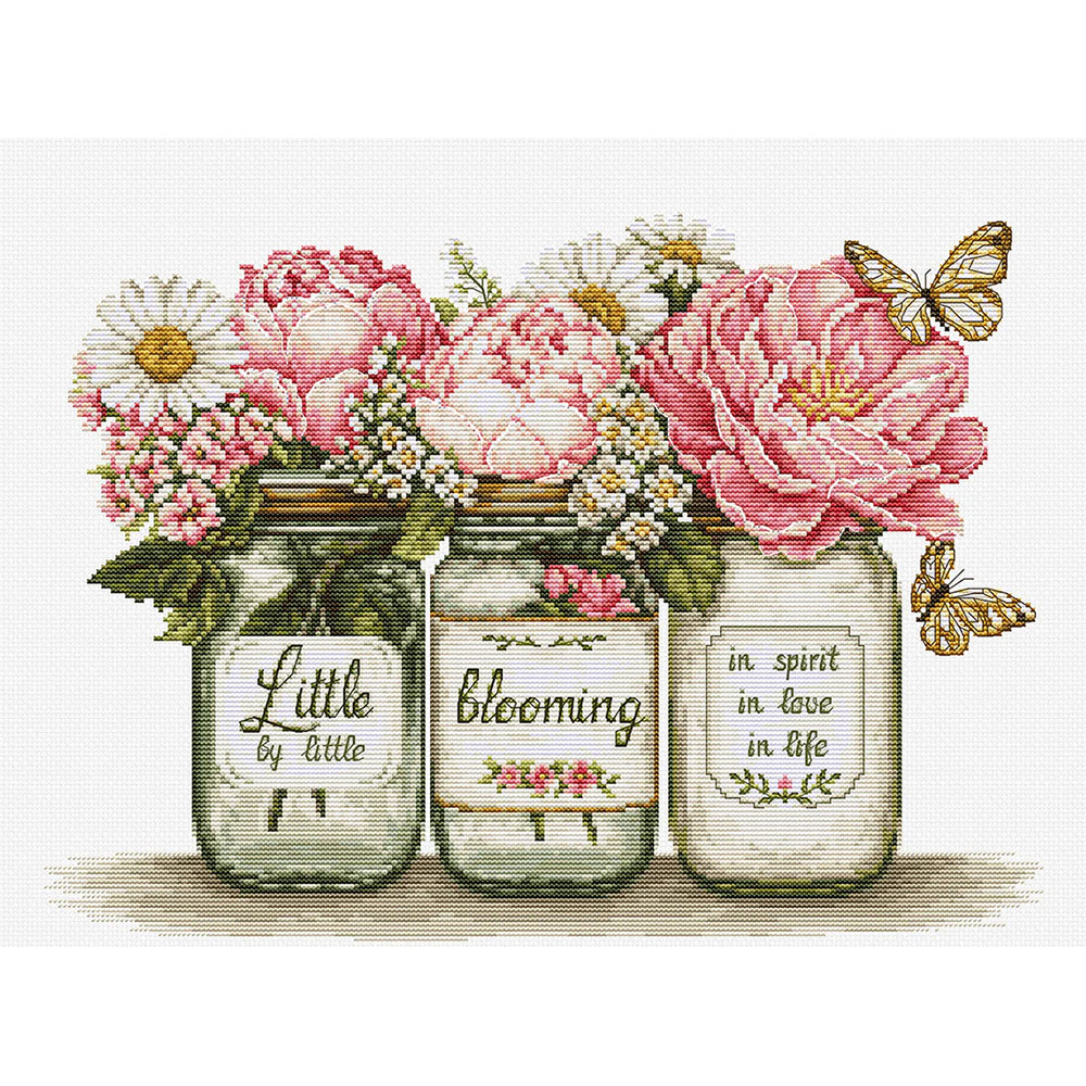 외국 십자수패키지 Luca-s / Little by Little Blooming-B7065