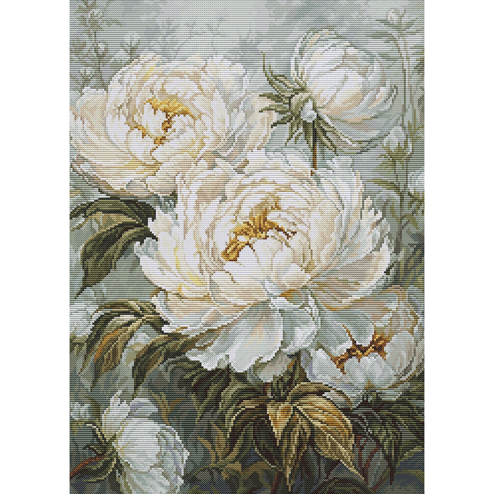 외국 십자수패키지 Luca-s / The Light of Spring Peonies-B715