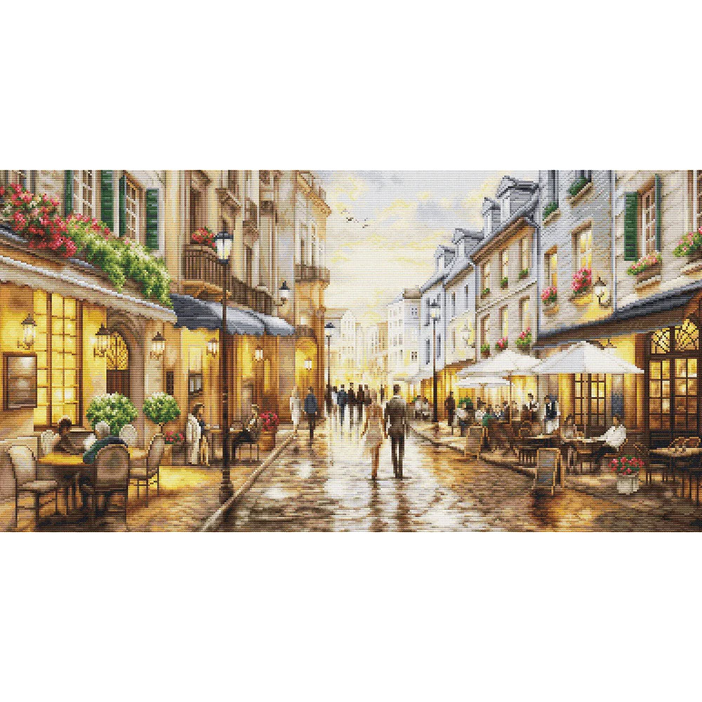 외국 십자수패키지 Luca-s Gold Collection/ Night Time Cafe-B729