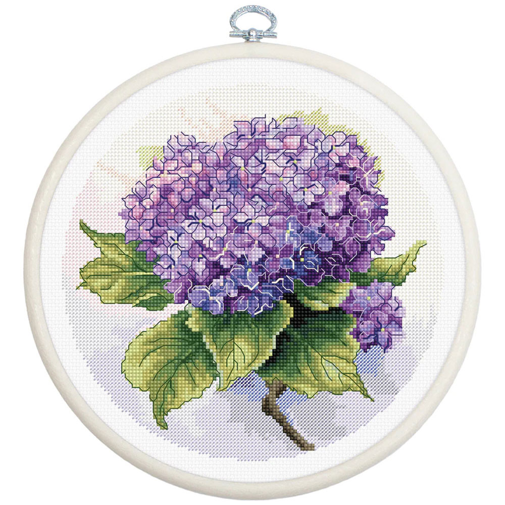 외국 십자수패키지 Luca-s / 후프 Hydrangea-BC225