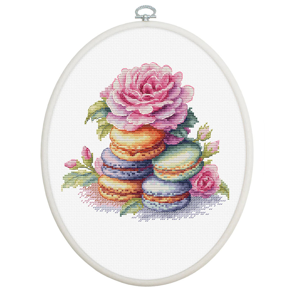 외국 십자수패키지 Luca-s / 후프 French Macarons-BC226
