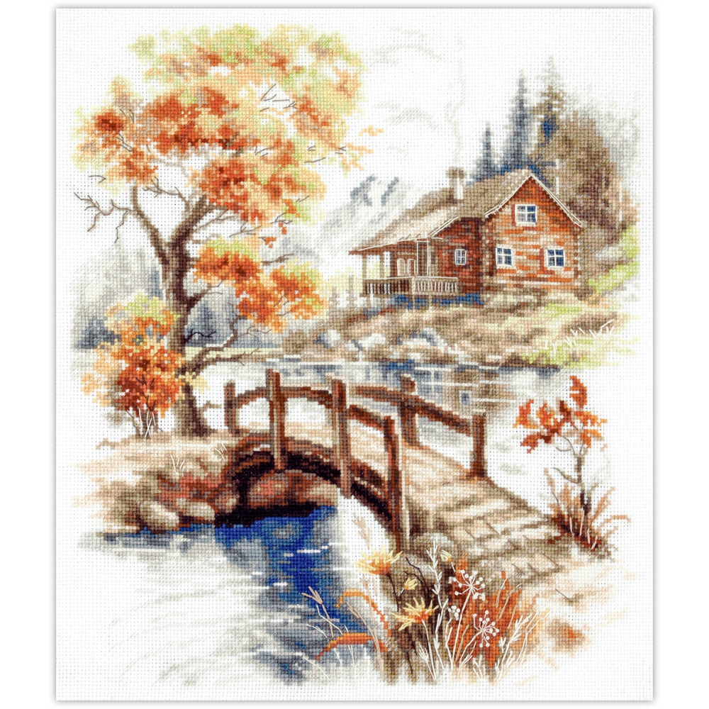 외국 십자수패키지 Magic Needle/Autumn In The Mountains-250-069