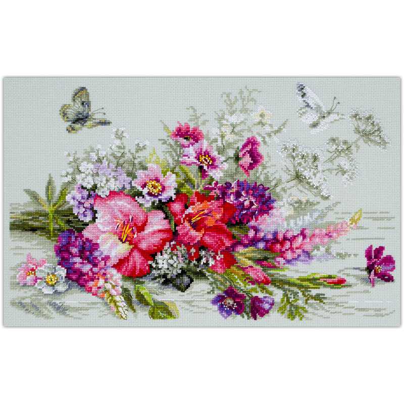 외국 십자수패키지 Magic Needle/Country Bouquet-510-228