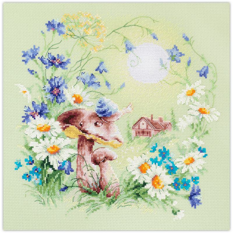 외국 십자수패키지 Magic Needle/Meadow Stories. Snail-510-352