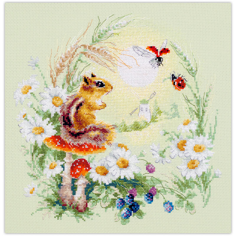 외국 십자수패키지 Magic Needle/Meadow Stories. Chipmunk-510-353