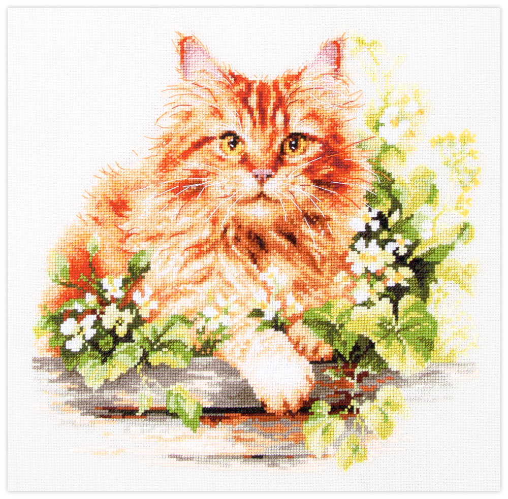 외국 십자수패키지 Magic Needle/The Ginger Cat-70-22