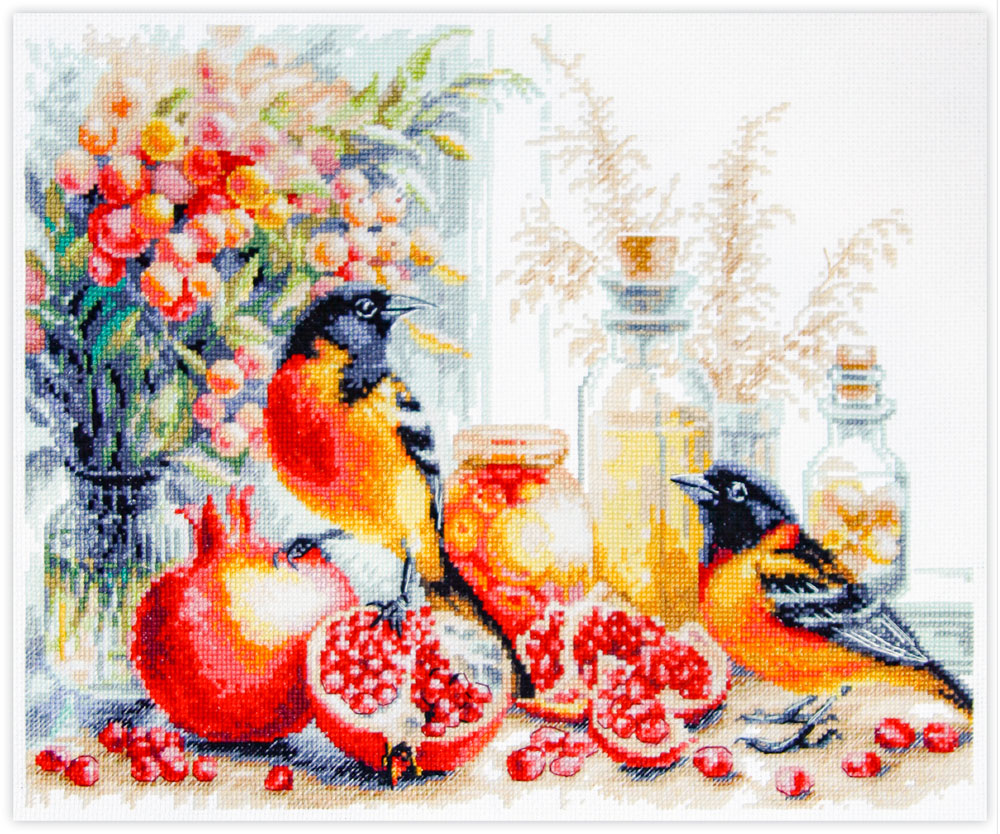 외국 십자수패키지 Magic Needle/Pomegranate Breakfast-70-49