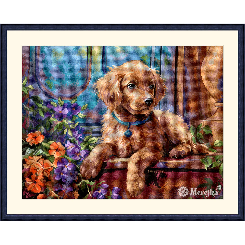 외국 십자수패키지 Merejka/Sunny Porch-K-235