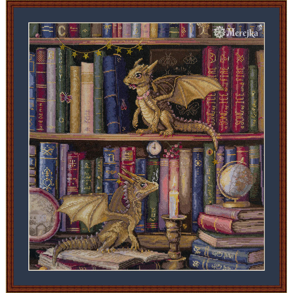 외국 십자수패키지 Merejka/The Moth Hunters-K-266(종이 도안 없음-->앱으로 보기)