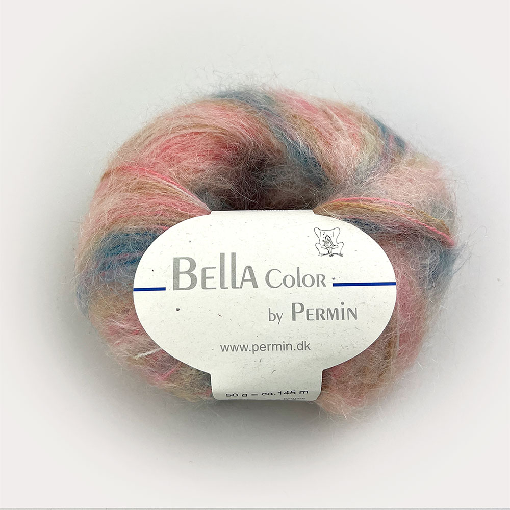 Bella Color 8831(키즈모헤어75%+울20%+폴리5%, 50g, 145m) / 북유럽 뜨개실 덴마크 Permin